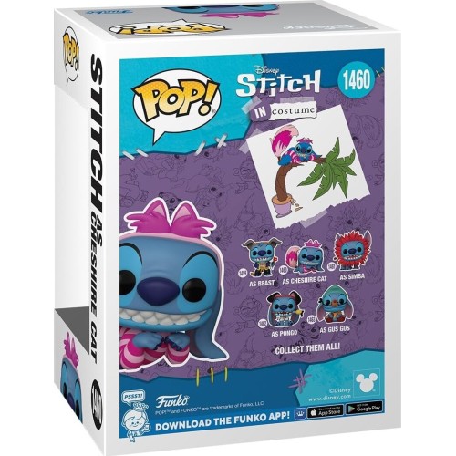 Funko Disney Stitch pop! disney: stitch costume - cheshire - lilo and stitch - collectable viny 093250 889698751636