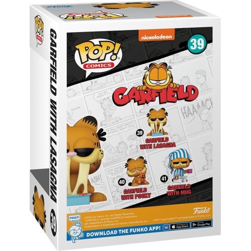 Funko pop! comics: garfield– garfield with lasagna pan - collectable vinyl figure 094064 889698801614