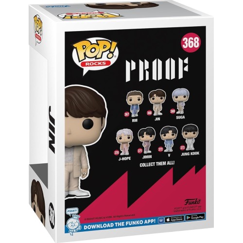Funko Pop! Rocks: BTS - Jin N.368 Συλλεκτική Φιγούρα Βινυλίου 085209 889698725781