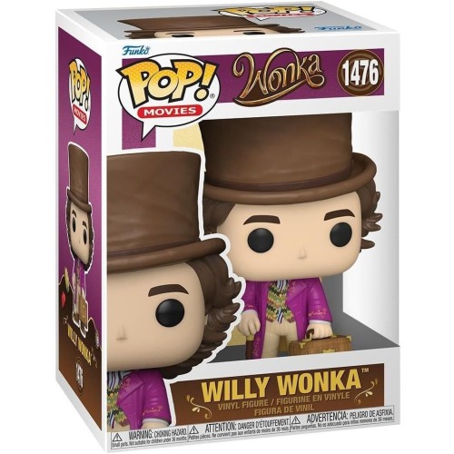 Funko pop! movies: wonka - willy wonka - collectable vinyl figure - gift idea and 088471 889698680875