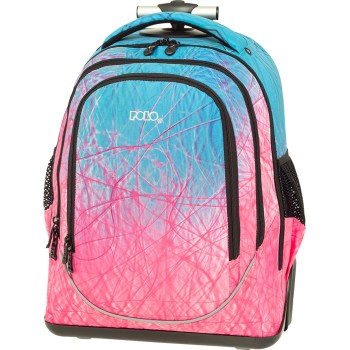 POLO Σακίδιο Trolley Μικρό Uplow Pink / Cyan Craft 901253-8255 5201927130503