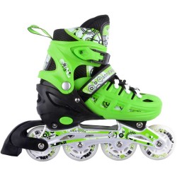 ΑΘΛΟΠΑΙΔΙΑ Αυξομειούμενα Πατίνια 3K Inline Skates 39-42, Πράσινο 002.10305/MP/39 9985777000624