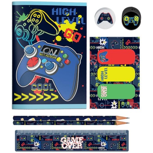 Diakakis imports Stationery set Must in pvc bag boy 000586002 5205698692925