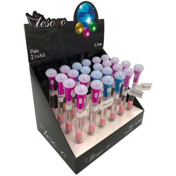 Tesoro pen with light disco different colors 000582350 5205698663611
