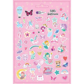 Diakakis imports Stickers 300pcs Block 14,5x21,5cm the Littlies Girl 000646871 5205698564659