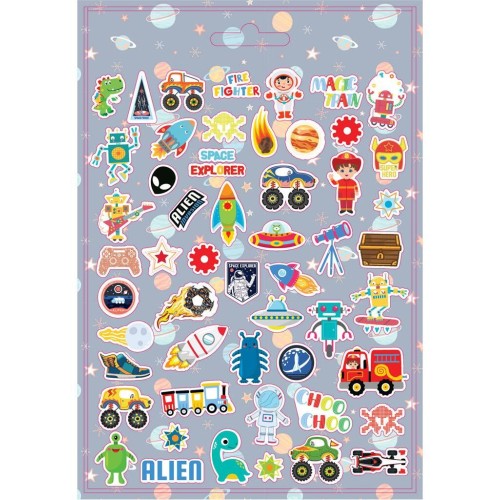 Diakakis imports Stickers 300pcs Block 14,5x21,5cm the Littlies boy 000646872 5205698564680