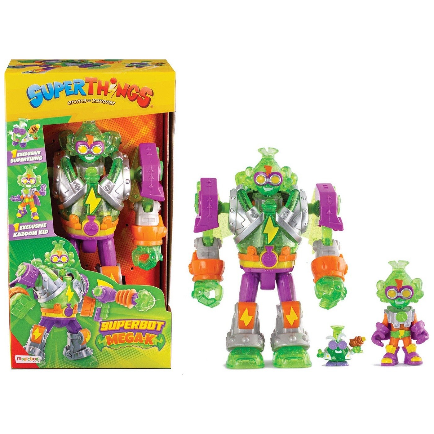 As company Superzings Superthings Superbot Mini Creatures With Mega-k ...