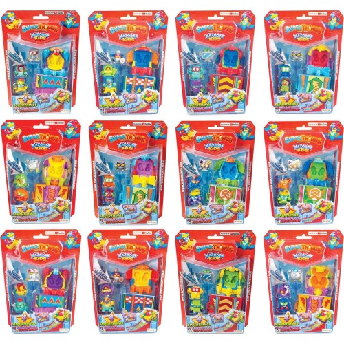 As company Superzings Superthings Μικροπλάσματα Kazoom  Blister 4 Φιγούρες Με Αξεσουάρ 1013-61606 8431618016244