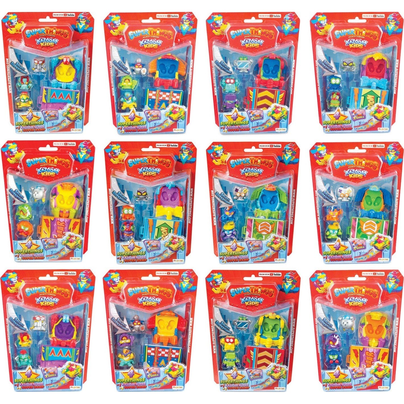 As company Superzings Superthings Mini Creatures Kazoom Blister 4 ...
