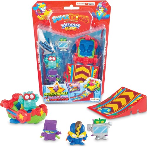 As company Superzings Superthings Μικροπλάσματα Kazoom  Blister 4 Φιγούρες Με Αξεσουάρ 1013-61606 8431618016244