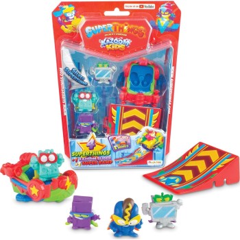 As company Superzings Superthings Μικροπλάσματα Kazoom  Blister 4 Φιγούρες Με Αξεσουάρ 1013-61606 8431618016244
