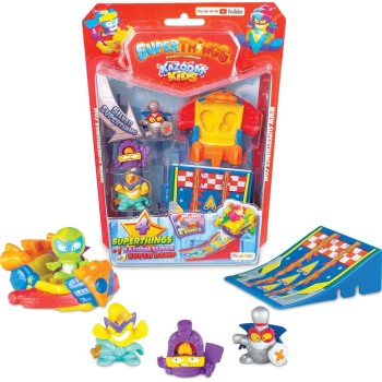 As company Superzings Superthings Μικροπλάσματα Kazoom  Blister 4 Φιγούρες Με Αξεσουάρ 1013-61606 8431618016244