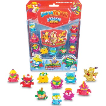 As company Superzings Superthings Μικροπλάσματα Kazoom  Blister 9+1 Φιγούρες 1013-61136 8431618016282
