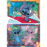 Clementoni Children's Puzzle Super Color Disney Stitch 2x20 pcs 1200-24809 8005125248094