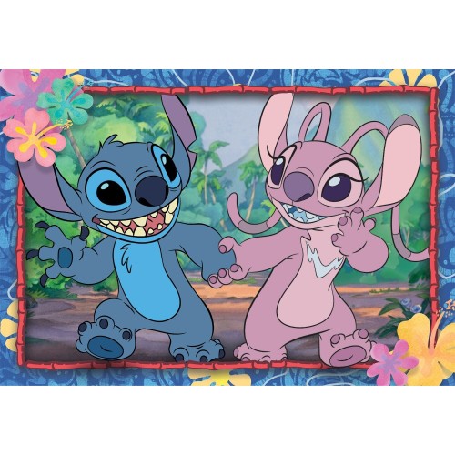 Clementoni Παιδικό Παζλ Super Color Disney Stitch 2X20 Τμχ 1200-24809 8005125248094