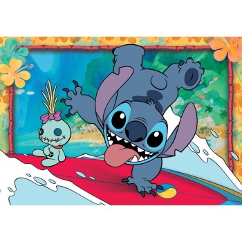 Clementoni Παιδικό Παζλ Super Color Disney Stitch 2X20 Τμχ 1200-24809 8005125248094