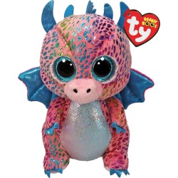 ty Beanie Boos Flint Fluffy Dragon Colorful 15Cm 1607-37346 008421373468
