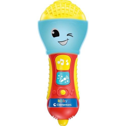 Baby Clementoni Βρεφικό Παιχνίδι Baby Mικρόφωνο Για 10-36 Μηνών 1000-17913 8005125179138