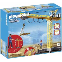 Playmobil Μεγάλος Γερανός Με Τηλεχειριστήριο 5466 4008789054661