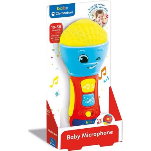 Baby Clementoni Baby Toy Baby Microphone For 10-36 Months 1000-17913 8005125179138