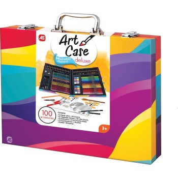 As company Deluxe Wooden Painting Box With 100 Accessories For 3+ Years 1038-82050 5203068820503
