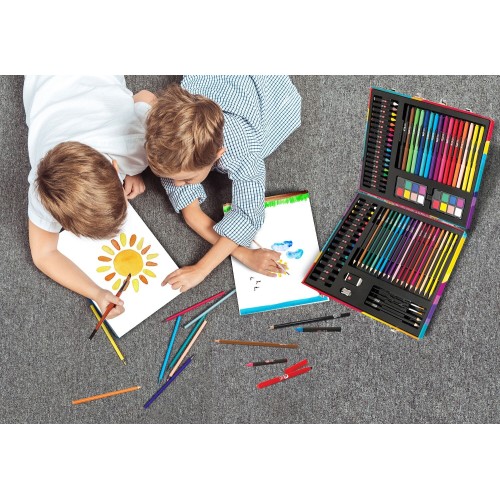 As company Deluxe Wooden Painting Box With 100 Accessories For 3+ Years 1038-82050 5203068820503