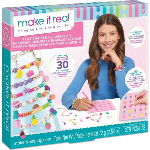 Make It Real Jewerly | Clay Charm DIY Jewelry Kit 1422 695929014223
