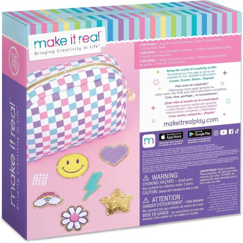 Make It Real Fashion | Fashion Bag With Patches 1460 695929014605