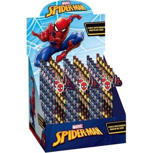 Diakakis imports Spiderman Spider-man Pencil With Eraser 2 Drawings 000508387 5205698668456
