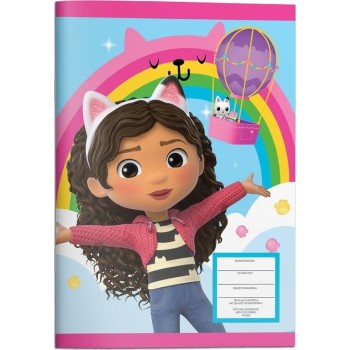 Diakakis imports Gabbys Dollhouse Pin Notebook 17X25 Cm. 40 Sheets 000574064 5205698687419