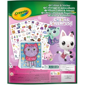 Crayola Coloring Book and Gabbys Dollhouse 04-7025 071662470258