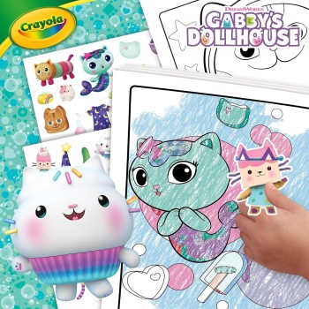 Crayola Coloring Book and Gabbys Dollhouse 04-7025 071662470258