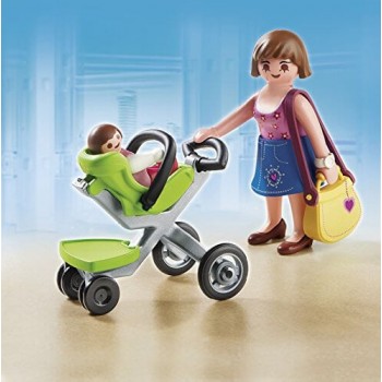 Playmobil Μητέρα Με Μωρό Στο Καροτσάκι 5491 4008789054913