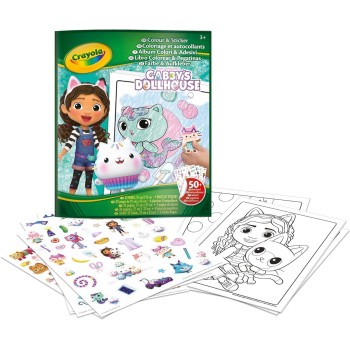 Crayola Coloring Book and Gabbys Dollhouse 04-7025 071662470258