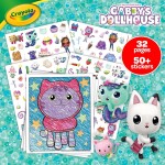 Crayola Coloring Book and Gabbys Dollhouse 04-7025 071662470258
