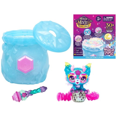 Giochi Preziosi Magic Mixies Magic Mixlings S4 - Magicus Party Figure In Cauldron MG014000 8056379165002