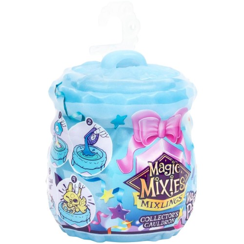Giochi Preziosi Magic Mixies Magic Mixlings S4 - Magicus Party Figure In Cauldron MG014000 8056379165002
