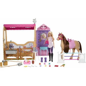 Mattel Barbie Mysteries The Great Horse Chase Ultimate Stable Playset HXJ44 194735230976