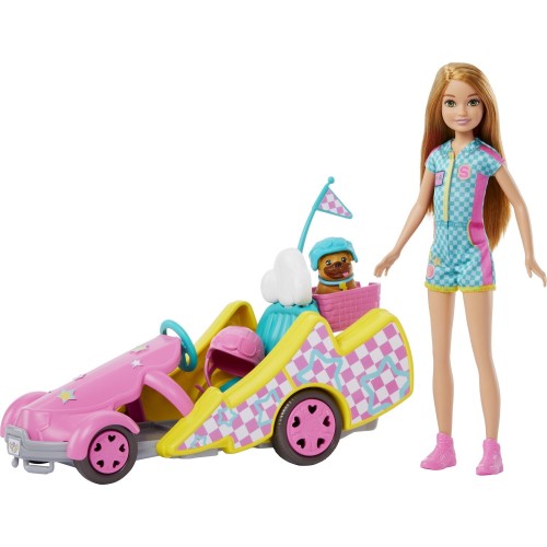 Mattel Barbie Stacie To The Rescue Κούκλα Και Go Kart  HRM08 194735180325