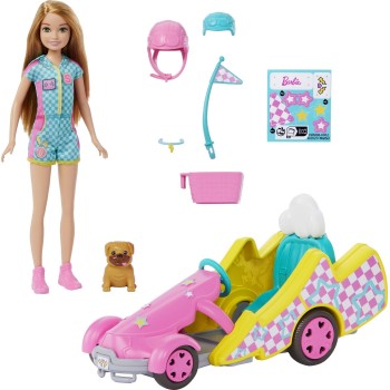 Mattel Barbie Stacie To The Rescue Κούκλα Και Go Kart  HRM08 194735180325