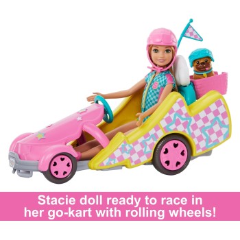 Mattel Barbie Stacie Doll And Vehicle Go Kart HRM08 194735180325
