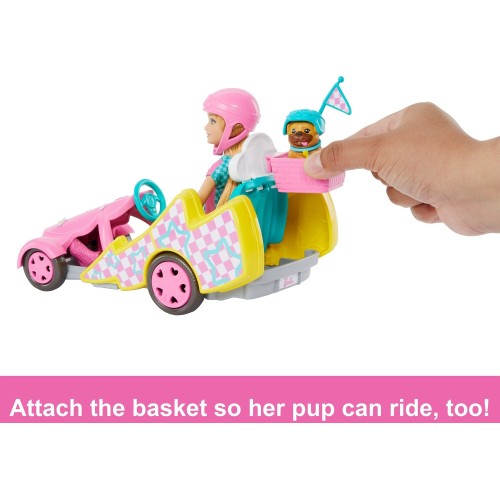 Mattel Barbie Stacie To The Rescue Κούκλα Και Go Kart  HRM08 194735180325