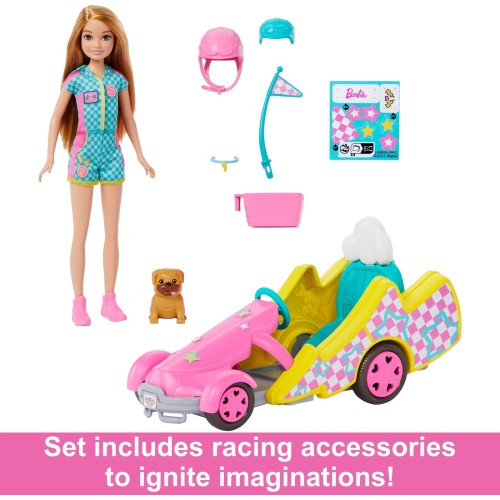 Mattel Barbie Stacie Doll And Vehicle Go Kart HRM08 194735180325