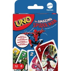 Mattel Spiderman Games UNO The Amazing Spider-Man Παιχνίδι Καρτών HXY08 194735241415