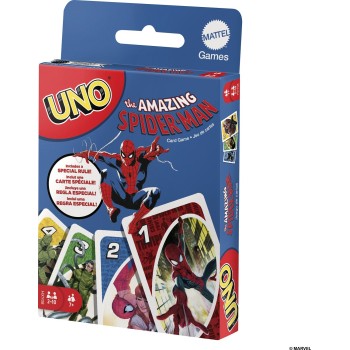 Mattel Spiderman Games UNO The Amazing Spider-Man Παιχνίδι Καρτών HXY08 194735241415