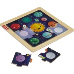 Mattel Fisher-price Wooden Jigsaw Puzzle HXV15 / HXV16 194735238613