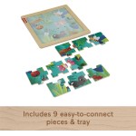 Mattel Fisher-Price Ξύλινο Παζλ 9 Τεμάχια Έντομα HXV15 / HXV19 194735238231