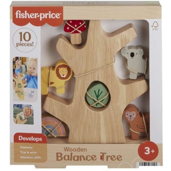 Mattel Fisher-price Wooden Balance Tree HXT87 194735238224