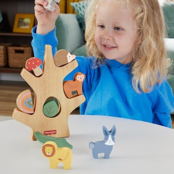 Mattel Fisher-price Wooden Balance Tree HXT87 194735238224