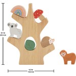 Mattel Fisher-Price Ξύλινα Δέντρα Ισορροπίας Εκπαιδευτικό Παιχνίδι HXT87 194735238224